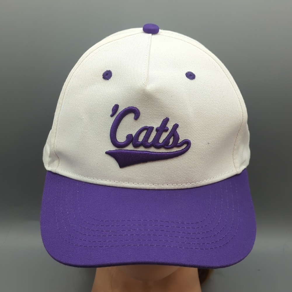 Northwestern University Wildcats 'Cats' Cap Hat White Purple Snapback One Size